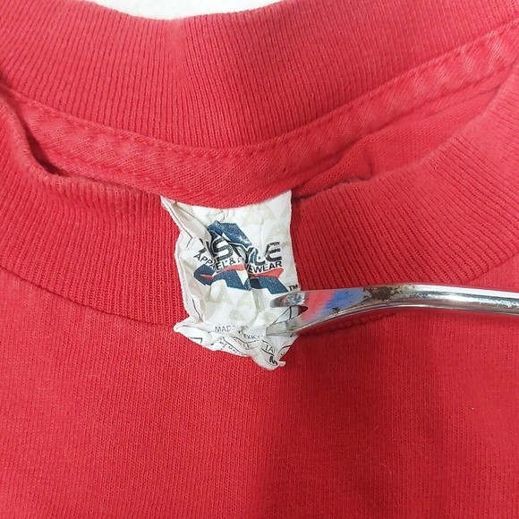 Tech N9ne Strange Music KCMO Rap Shirt Mens Size Medium Double Sided Black & Red - Picture 6 of 14